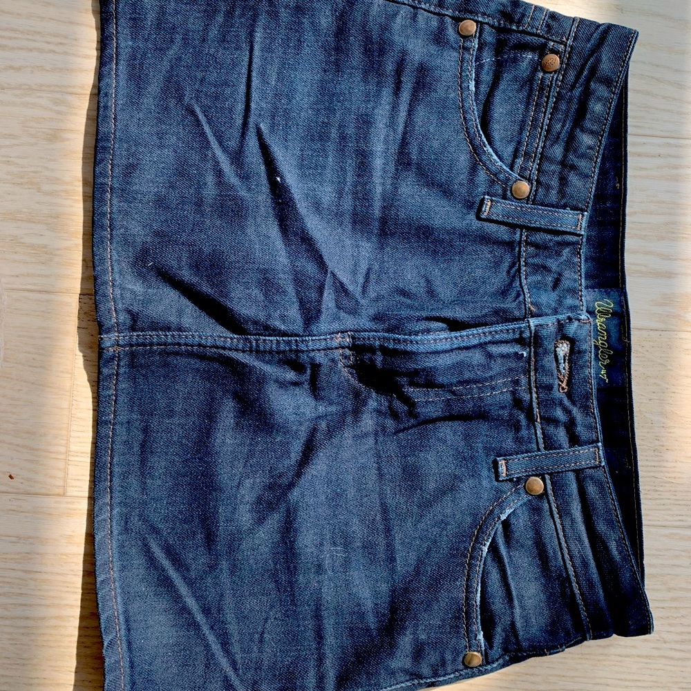 Mini jeans Wrangler skirt